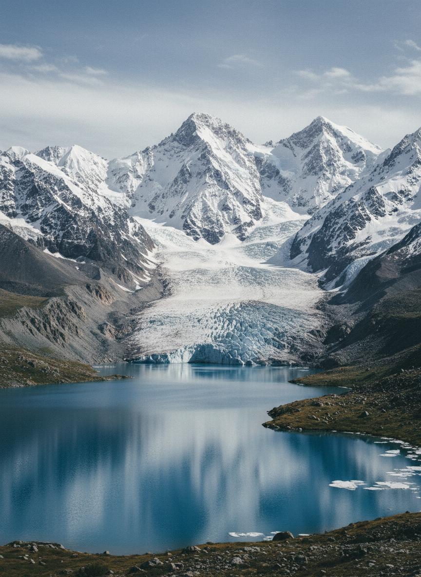 Snow-capped Altai peaks