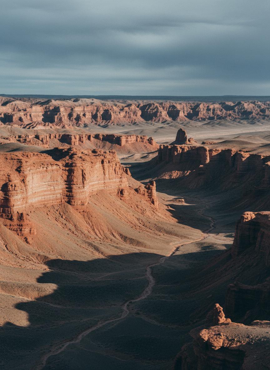 Red rock canyon badlands